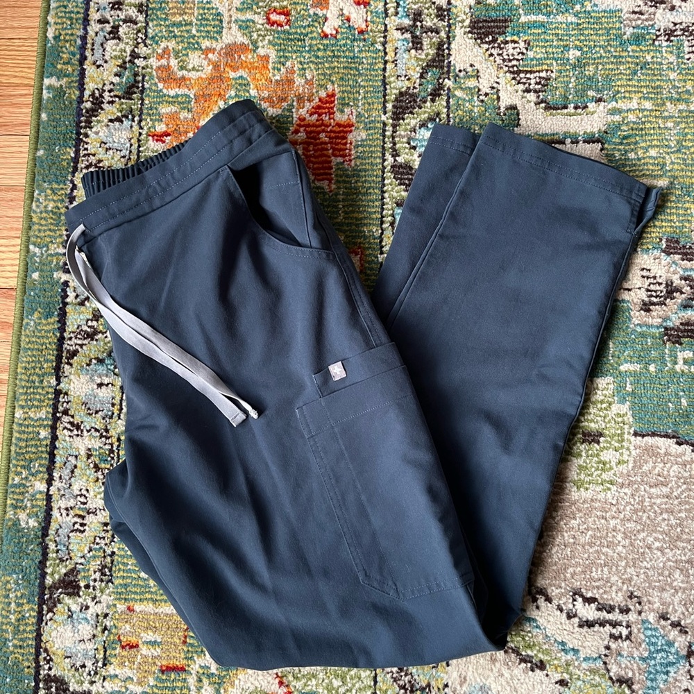 Figs Dark Harbor Yola Skinny Scrub Pants